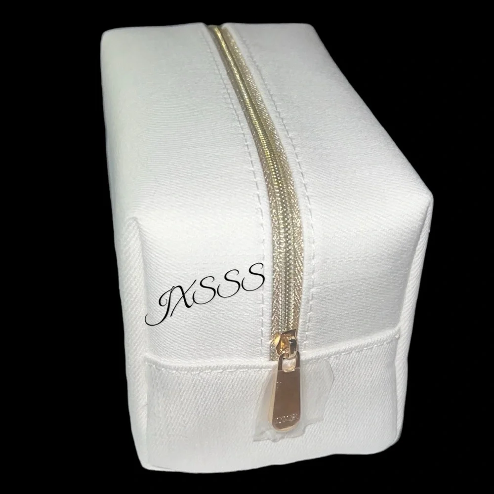 White-Gold Dior Beauty *VIP EXLUSIVE* Cosmetic-Makeup Bag